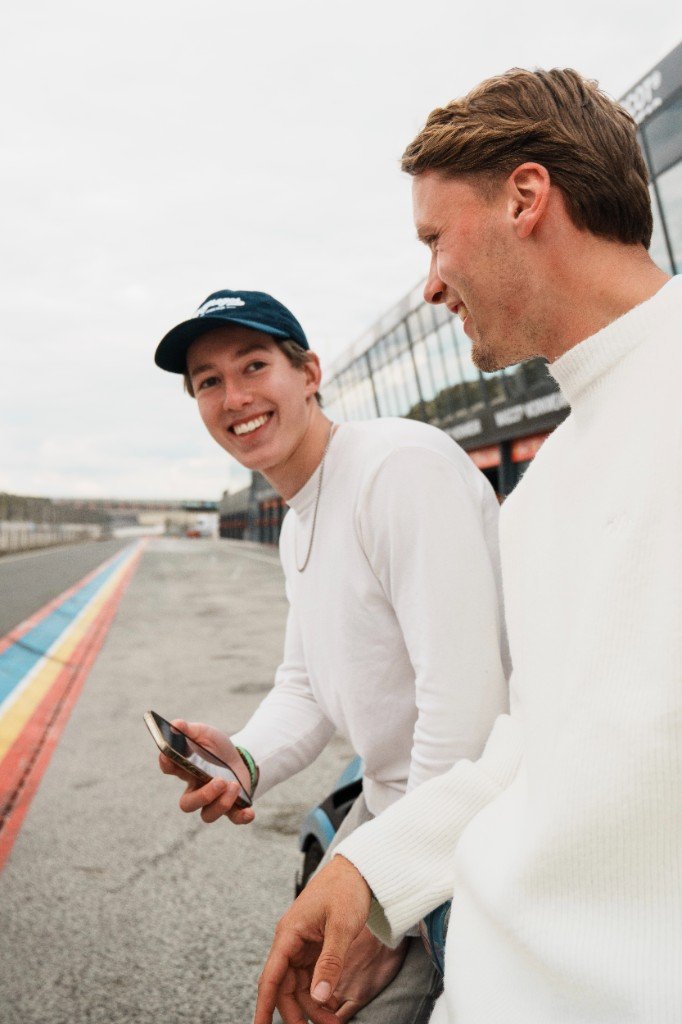 Duco at the racetrack